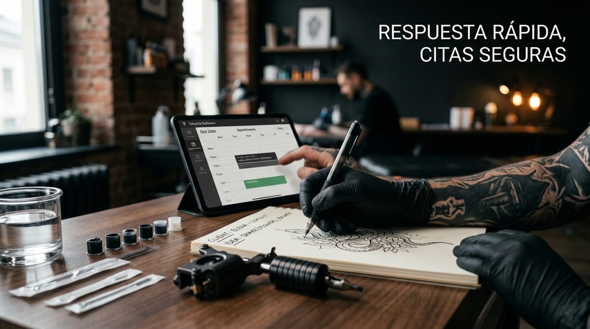 Cómo implantar un sistema de prefiltrado y respuesta rápida en tu estudio de tatuaje para convertir más consultas en citas