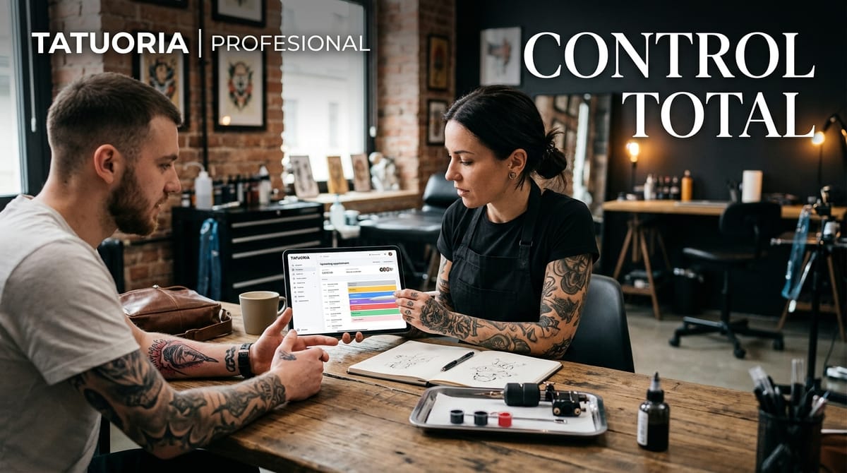 Cómo reducir las pérdidas por falta de control en agendas, depósitos y seguimiento de clientes en un estudio de tatuaje