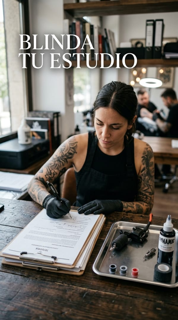 Cómo blindar la gestión documental de tu estudio de tatuaje: consentimientos, fichas de cliente y trazabilidad sin grietas