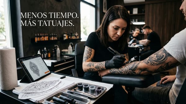 Cómo reducir el tiempo perdido en presupuestos y consultas de tatuaje con un sistema de prefiltrado, respuesta rápida y seguimiento comercial