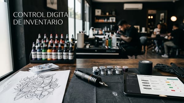 Cómo reducir pérdidas de stock, tintas caducadas y errores de reposición en un estudio de tatuaje con un control digital de inventario