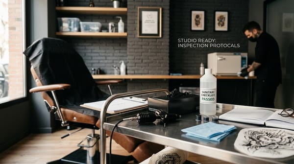 Cómo preparar tu estudio de tatuaje para una inspección sanitaria y evitar sanciones