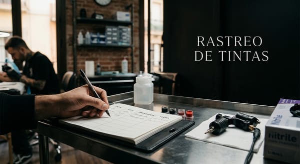 Cómo crear un sistema de trazabilidad de tintas y proveedores en tu estudio de tatuaje